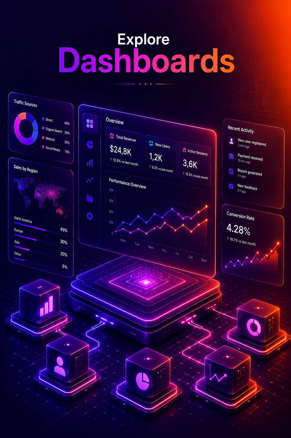 AI Operations Dashboards visualization